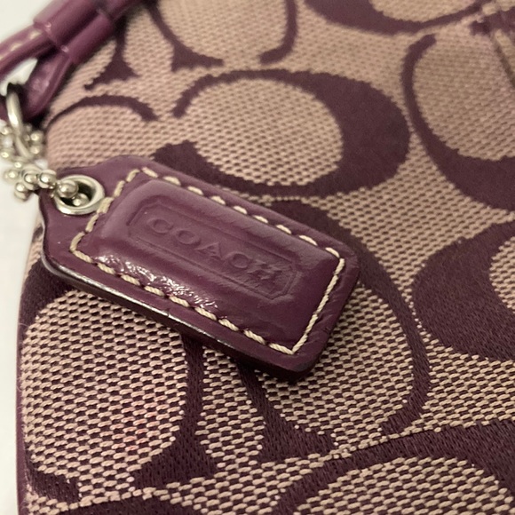 Coach purple wristlet - Picture 2 of 7